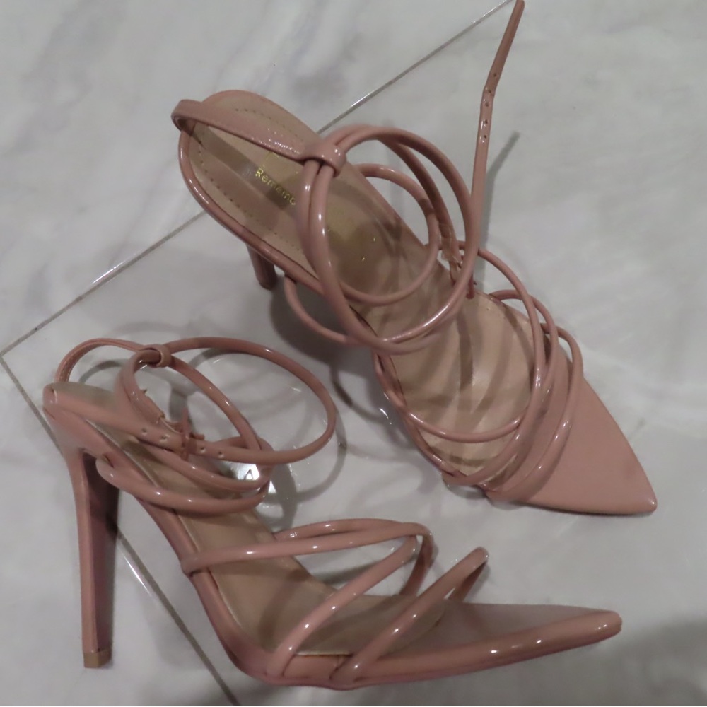 Cape Robbin Blush Strappy Heels